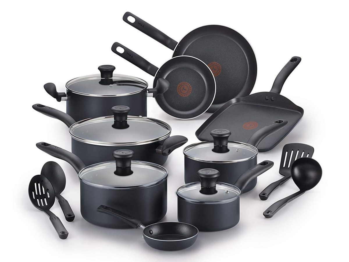 Tfal Easy Care Nonstick 12 Pc Cookware Set ThermoSpot AMTEW IMPORTS